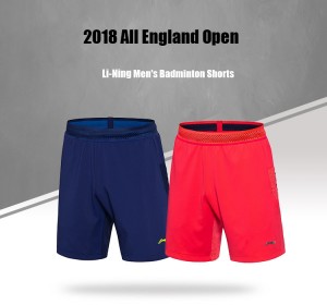 2018 All England Open lining National Badminton Team Men's Shorts