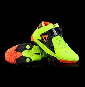 Peak 2016 Monster 3.4 Professional Basketball Shoes - Light Yellow/Black