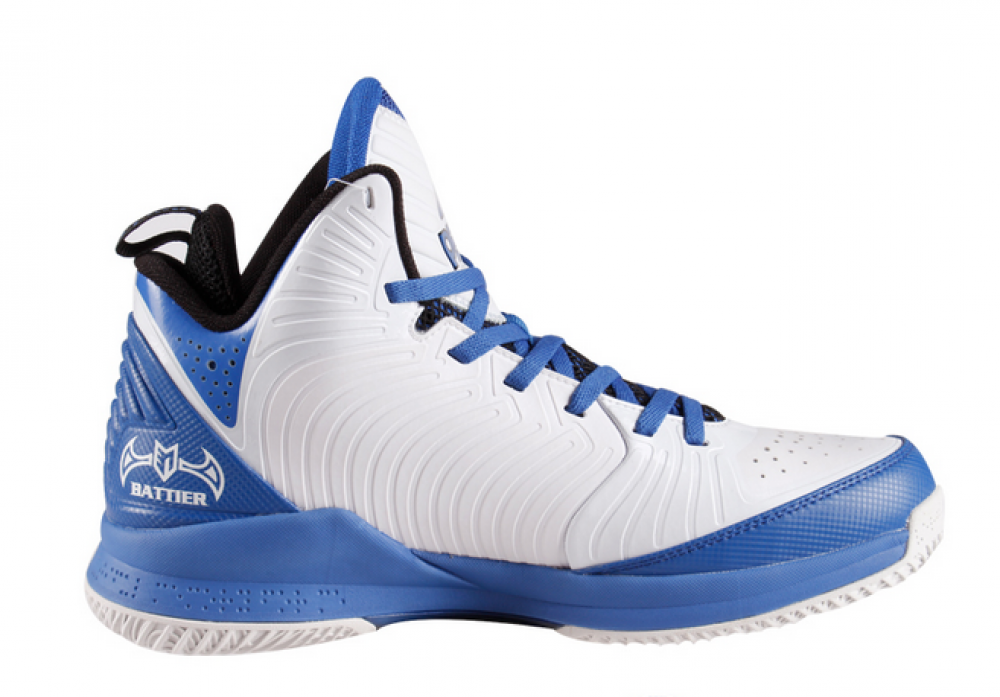 Peak Battier 9 IX Shane Battier Signature Basketball Shoes - White/Blue