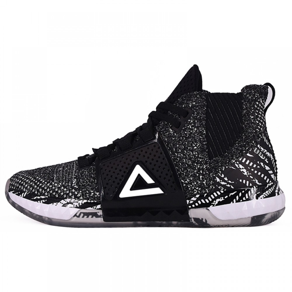 PEAK Dwight Howard DH3 High Top Professional Basketball Sneakers Black