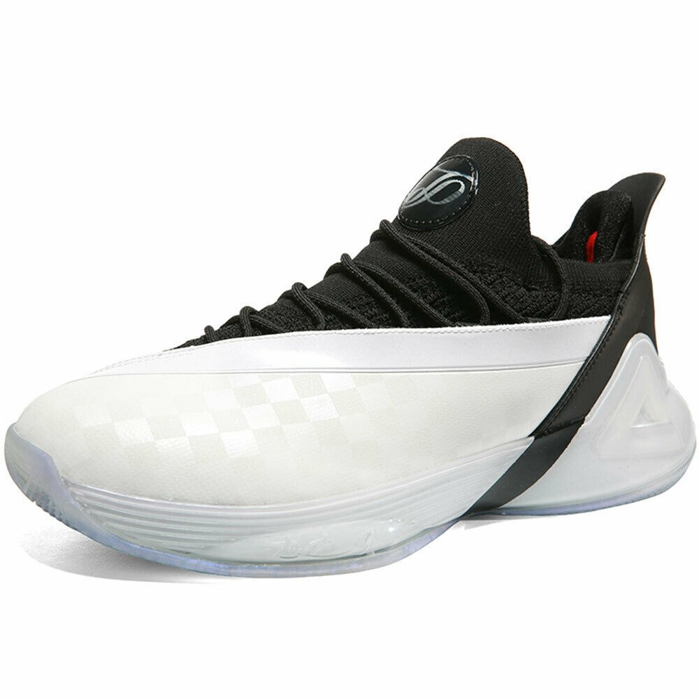 Peak Tony Parker 7 VII PEAK Tp7 Taichi Basketball Shoes - White/Black