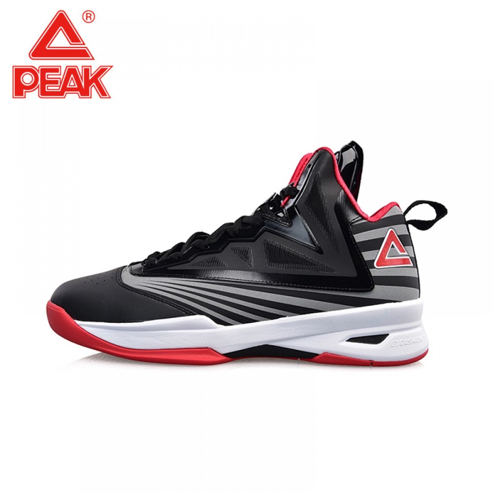 Peak Soaring II-VI 3M Reflective Professional Basketball Shoes - Black/Red