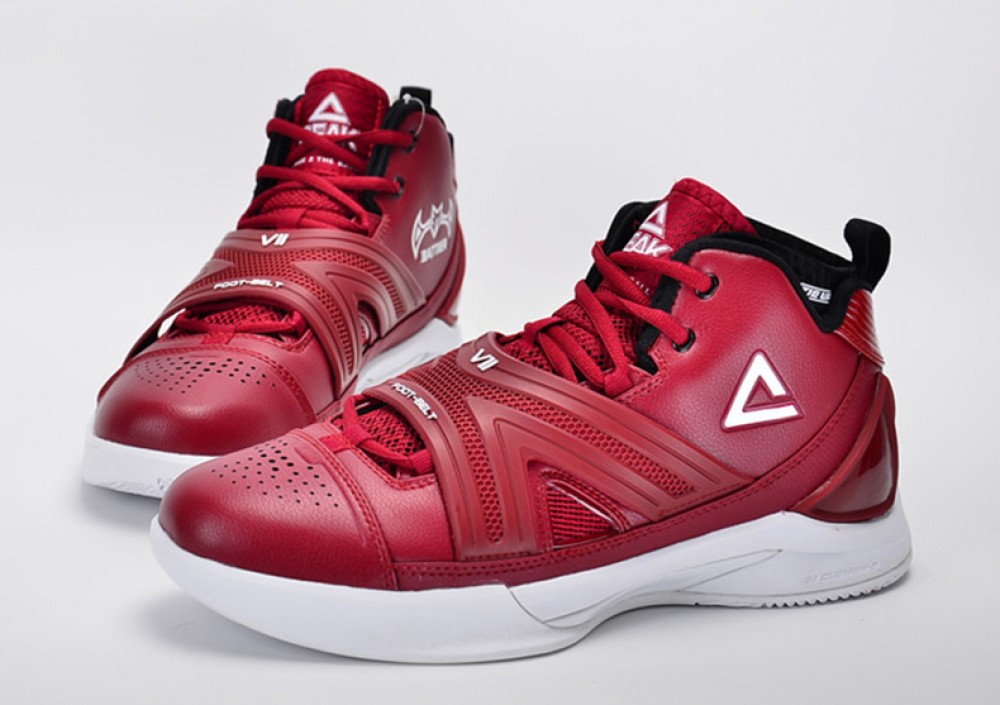 Peak Battier 7 VII Shane Battier Signature Basketball Shoes - Red/White