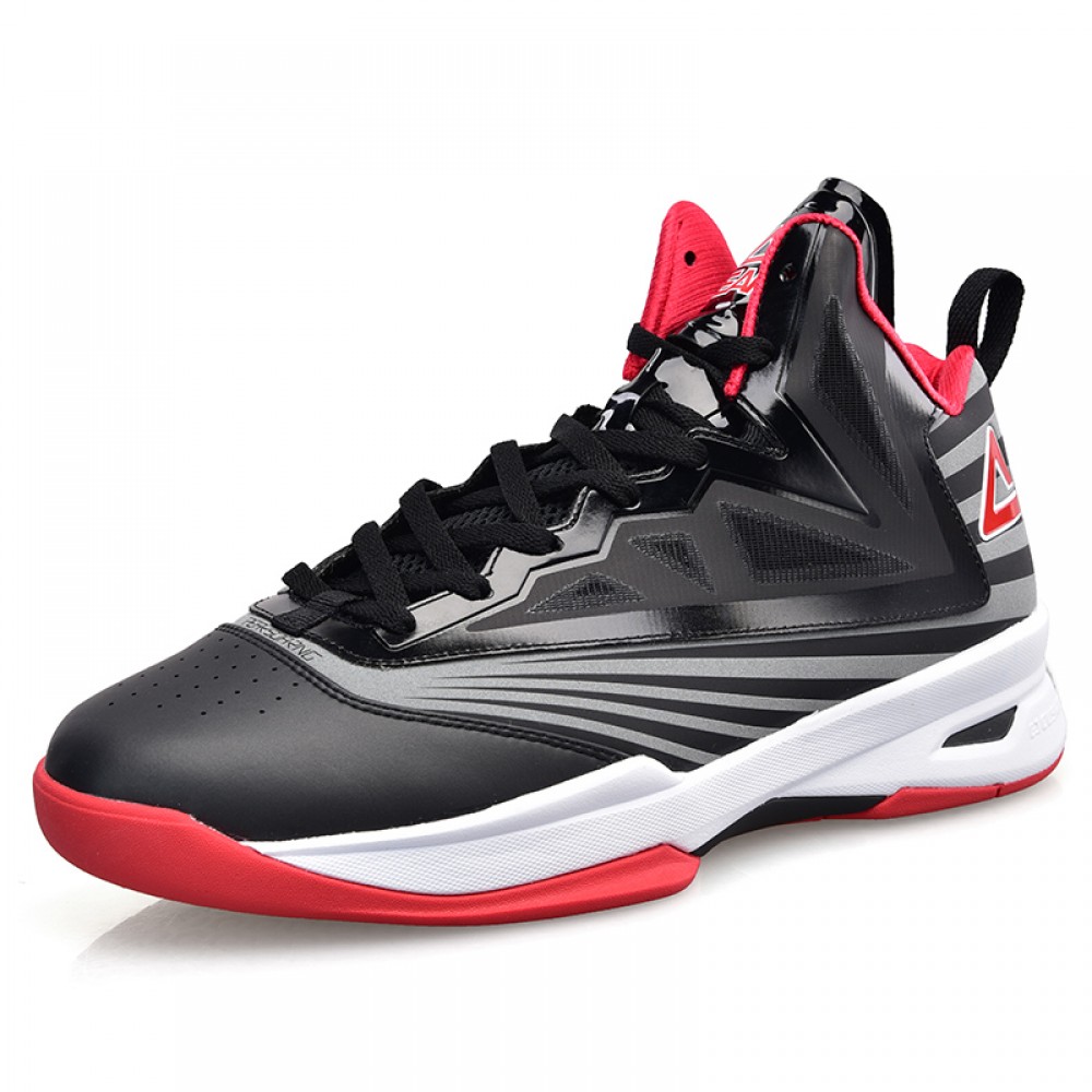 Peak Soaring II-VI 3M Reflective Professional Basketball Shoes - Black/Red