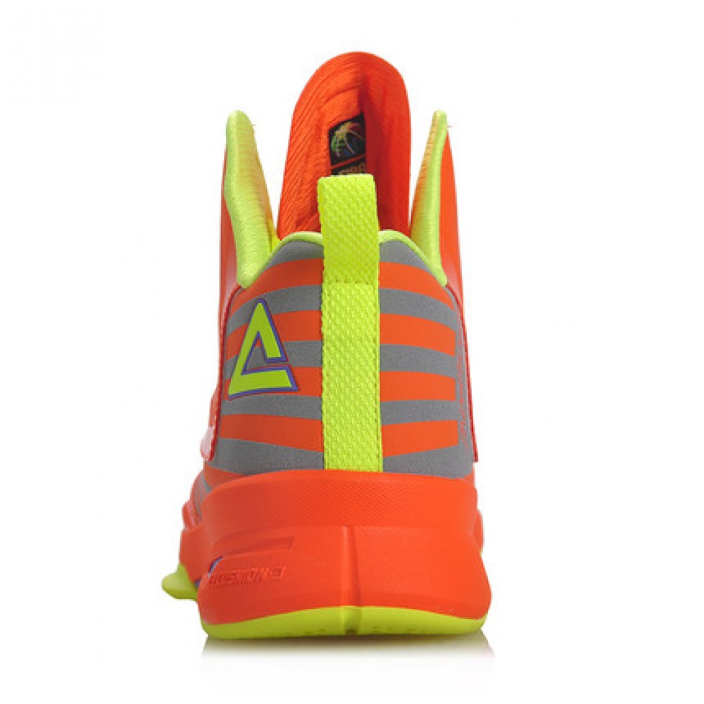 Peak Soaring II-VI 3M Reflective Professional Basketball Shoes - Orange/Yellow
