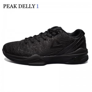 Peak Delly1 Basketball Shoes in Black