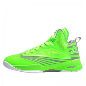 Peak Soaring II-VI 3M Reflective Professional Basketball Shoes - Lime Green
